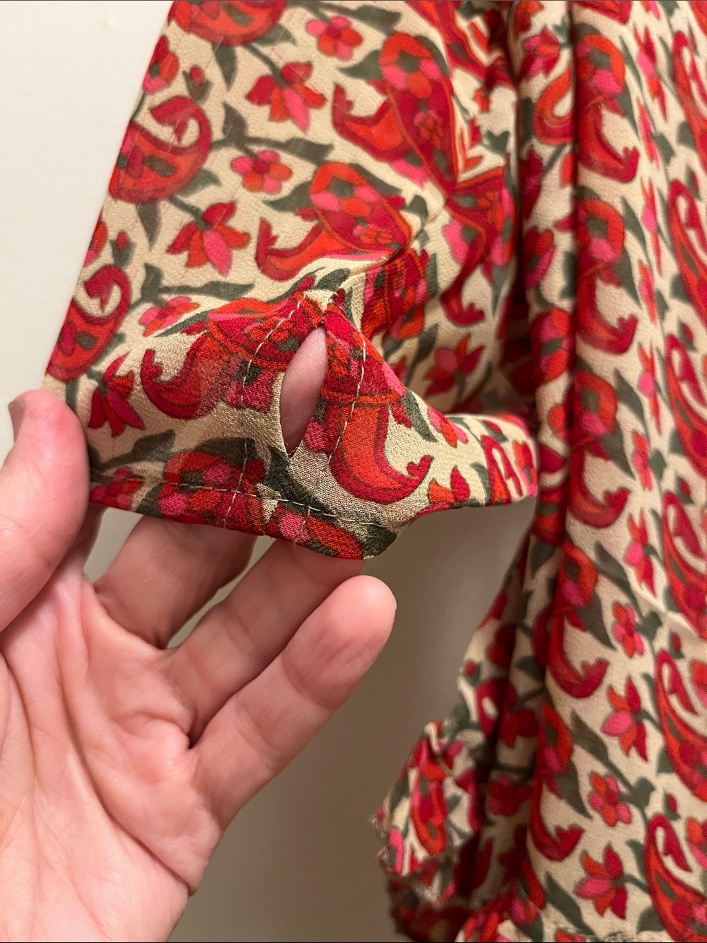 Stevie Nicks Style bell sleeve blouse - Picture 6 of 6